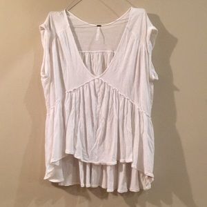 Free People white tee